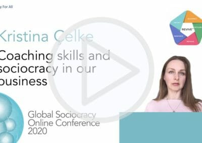 Coaching skills and sociocracy in our business