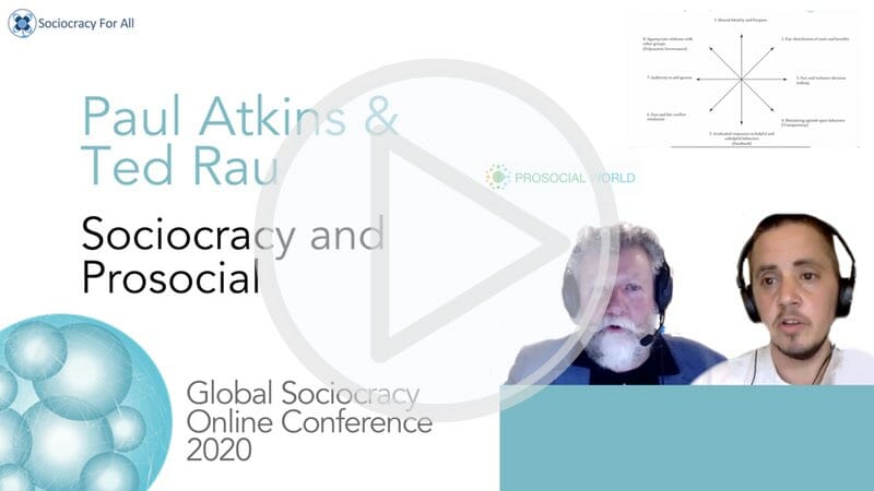 Sociocracy and Prosocial