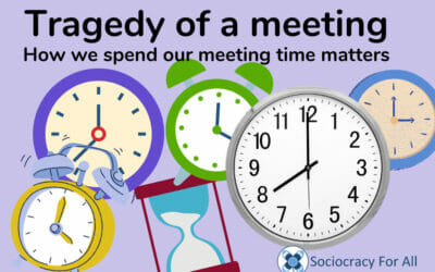 The tragedy of the meeting: Meeting time as an example of a common pool resource