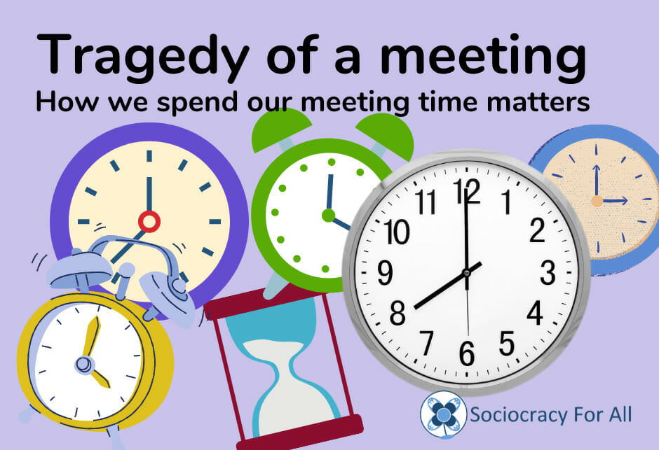 La tragedia de la reunión: El tiempo de reunión como ejemplo de recurso común