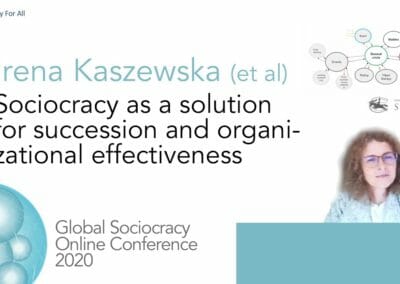 Sociocracy as a solution for succession and organizational effectiveness – NGO case