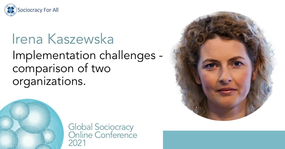 Implementation challenges – comparison of two organizations (Irena Kaszewska)