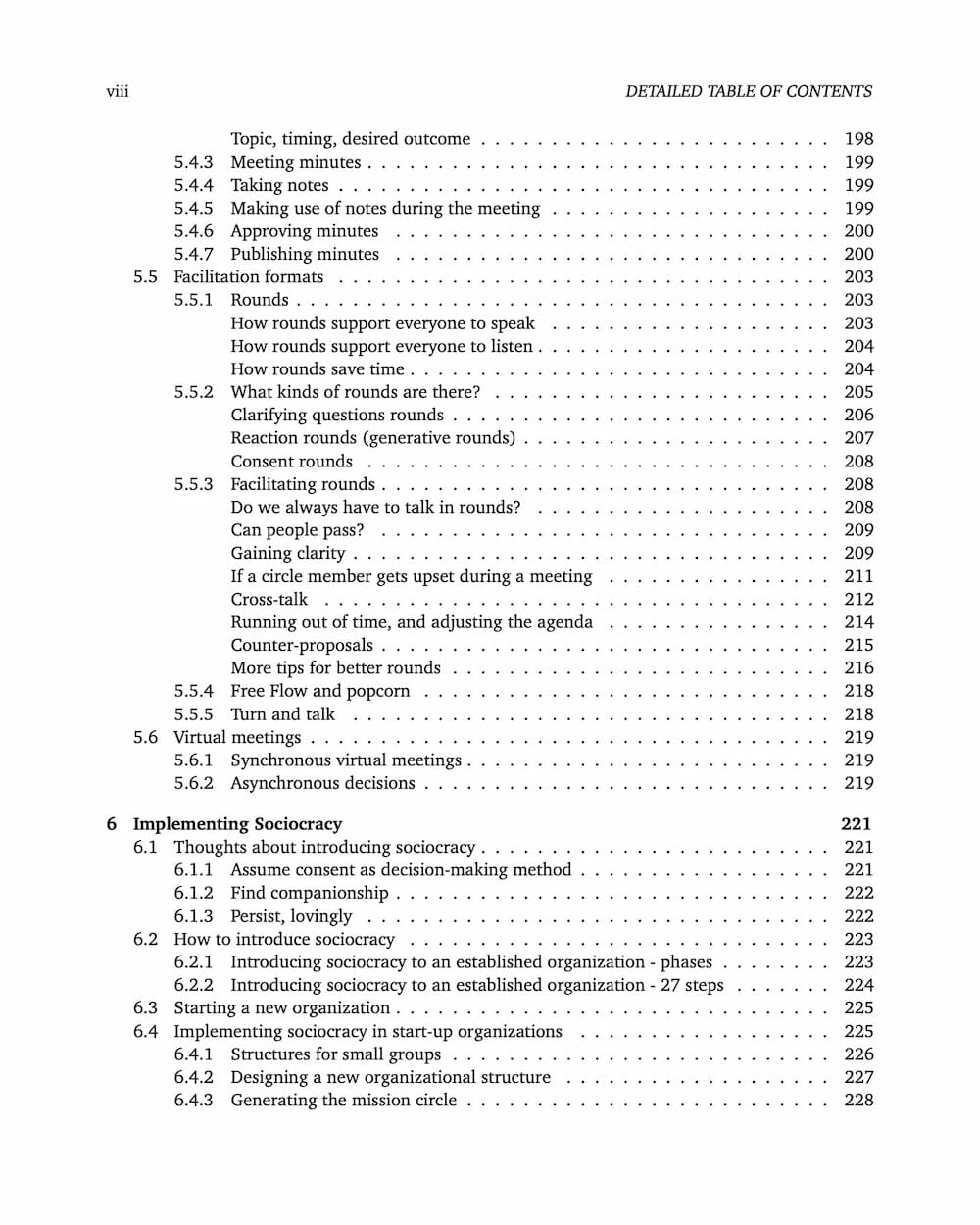 Many Voices One Song - Table of Contents 6 -  - Sociocracy For All