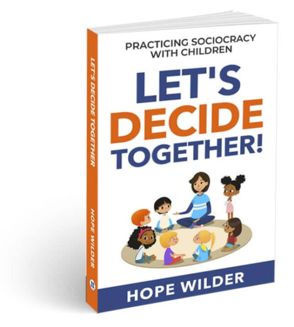 Cover mockup Let's decide together - Hope Wilder - Sociocracy For All