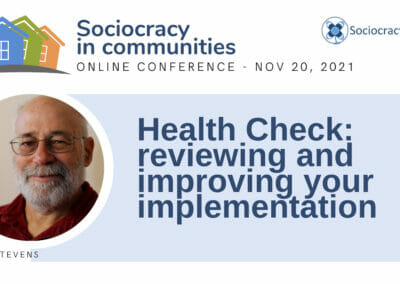 Health Check: reviewing and improving your implementation (Jerry Koch-Gonzalez)