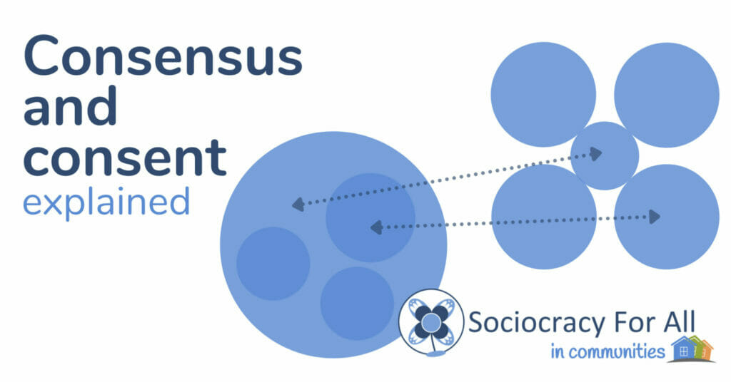 Consent vs. consensus Featured Image - Difference between consensus and consent - Sociocracy For All