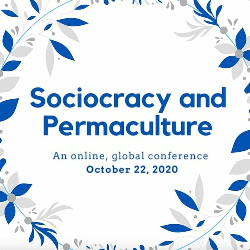 Permaculture and Sociocracy Conference 2020 poster