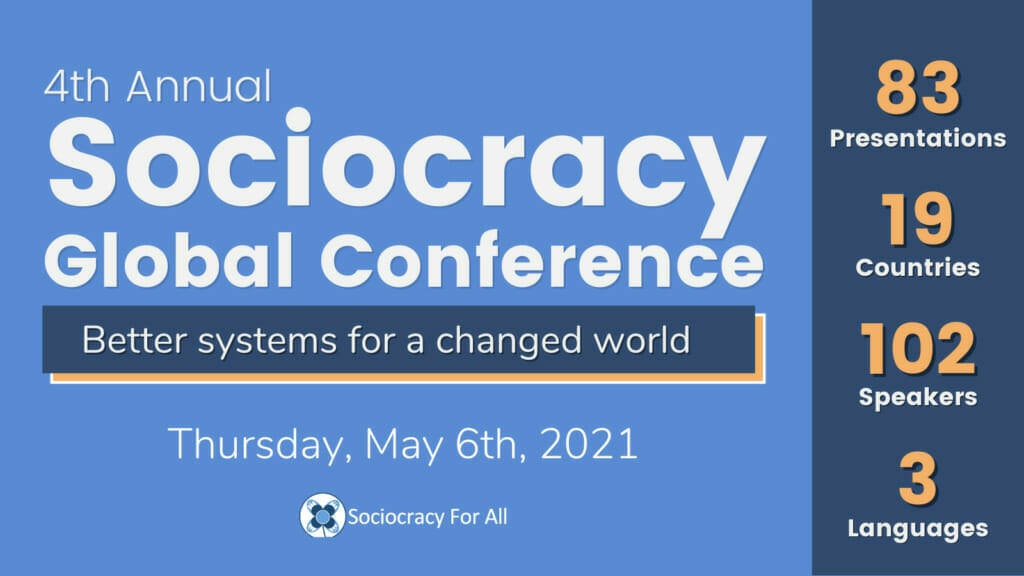 Global Sociocracy Conference 2021 poster
