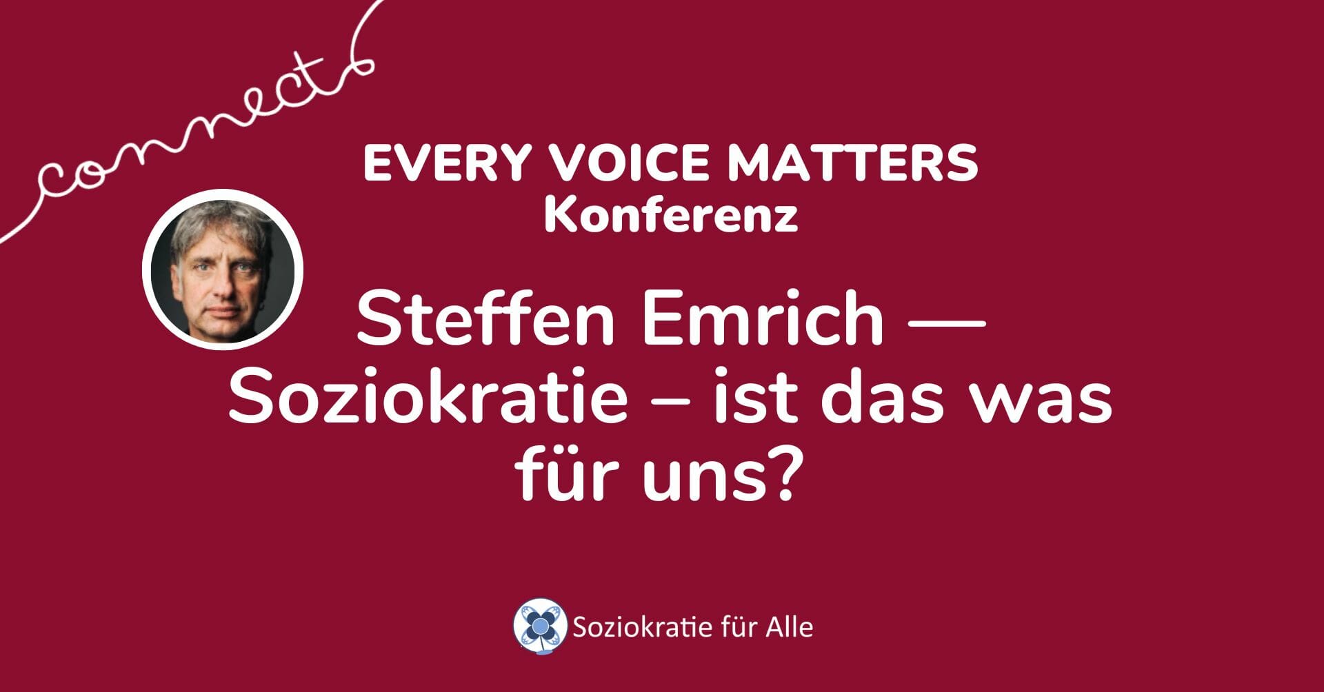 Steffen Emrich — Soziokratie – ist das was für uns?
Soziokratie Konferenz 2022