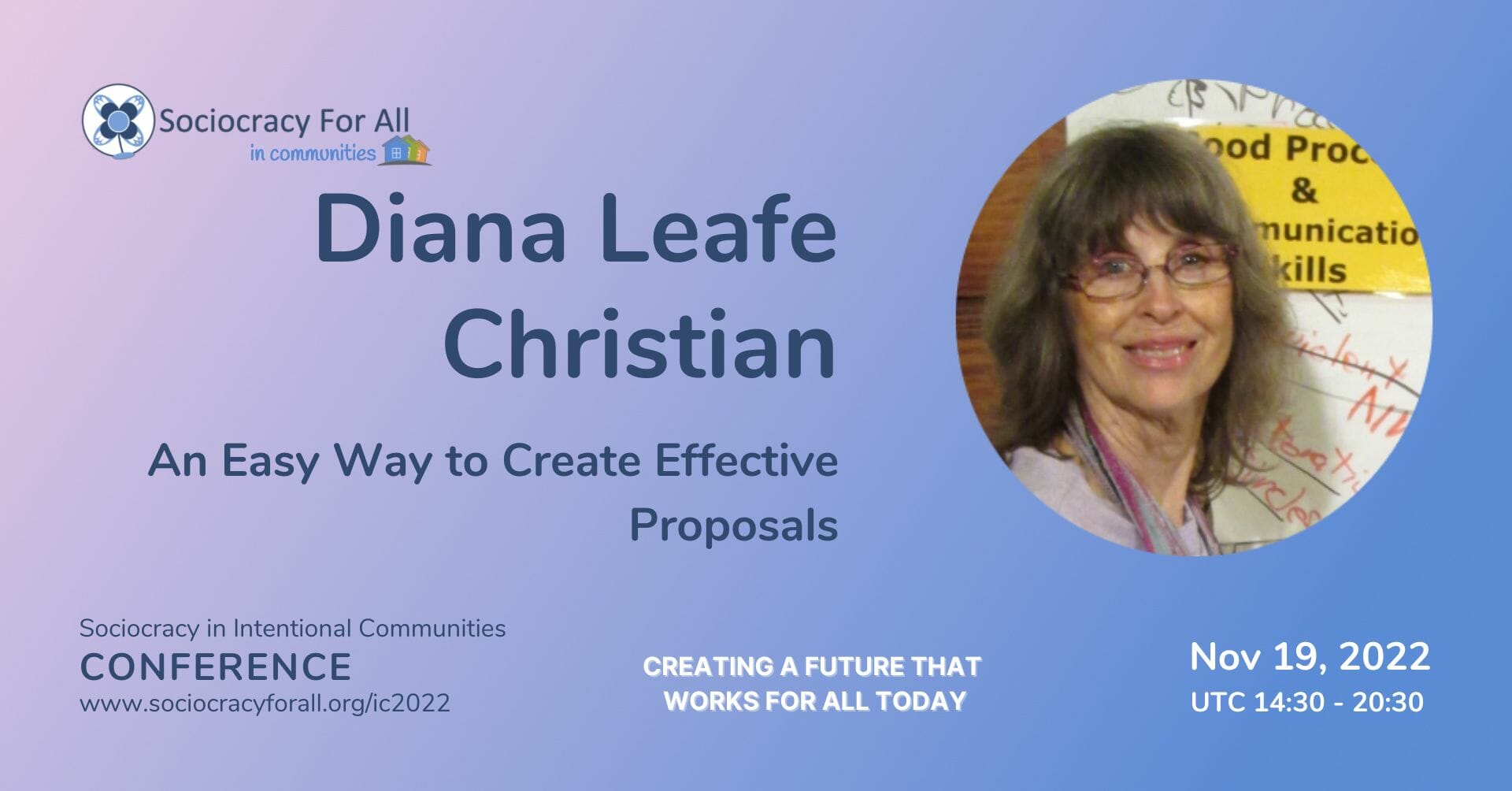 diana leafe christian sociocracy in intentional communities conference 2022 - - Sociocracy For All