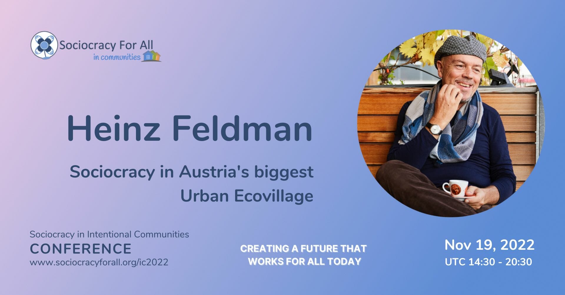 heinz feldman sociocracy in intentional communities conference 2022 - - Sociocracy For All