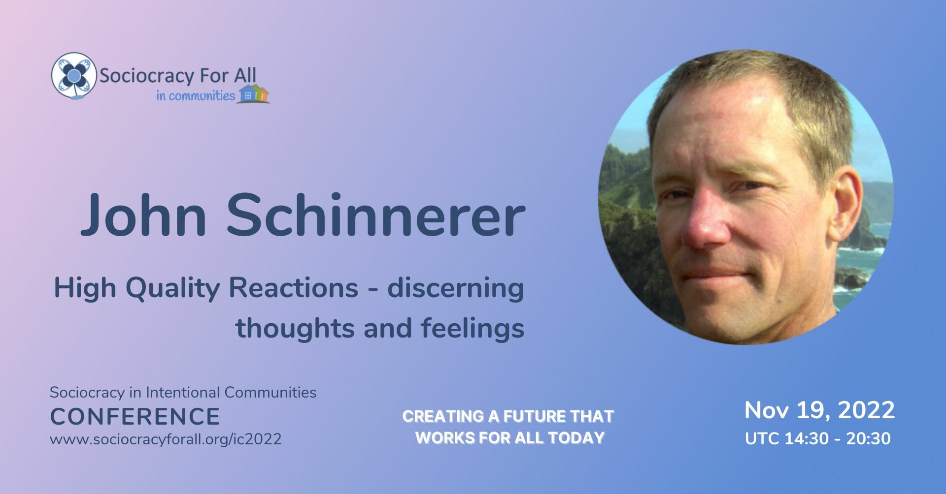 john schinnerer sociocracy in intentional communities conference 2022 - - Sociocracy For All
