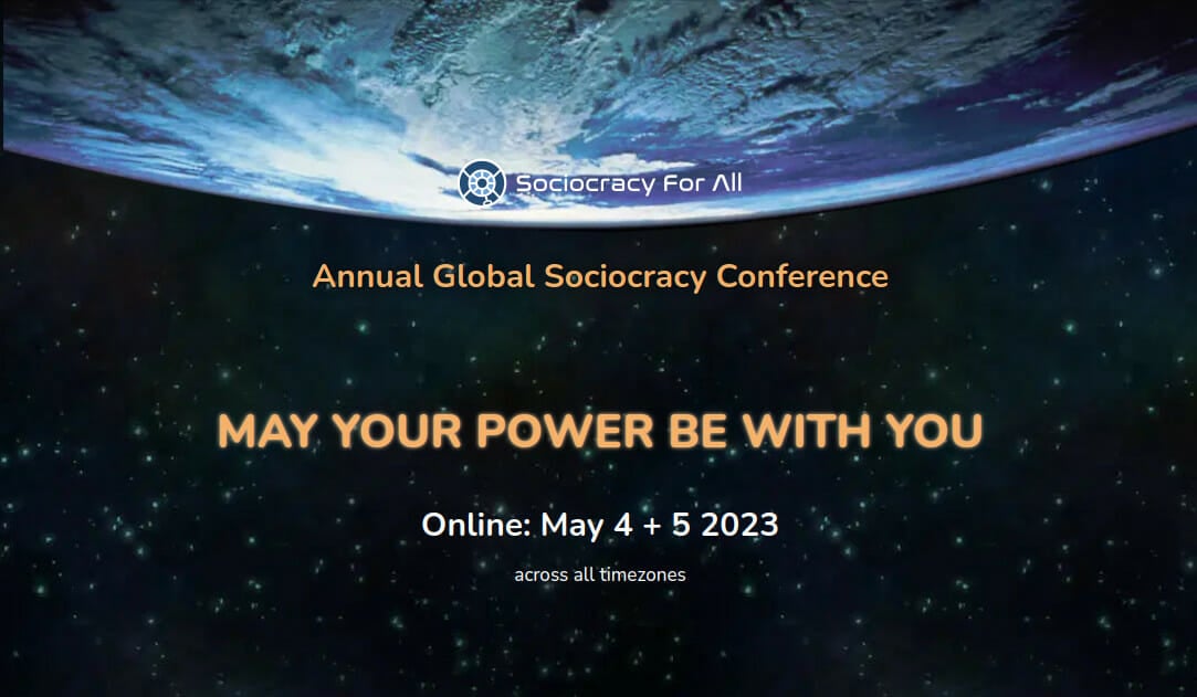 Sociocracy Conference 2023 – get your tickets page