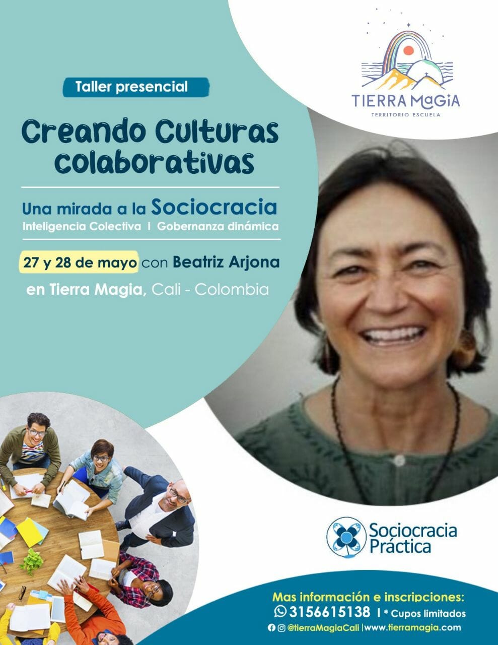 Taller presencial - Creando Culturas Colaborativas - Sociocracia Práctica con Tierra Magia