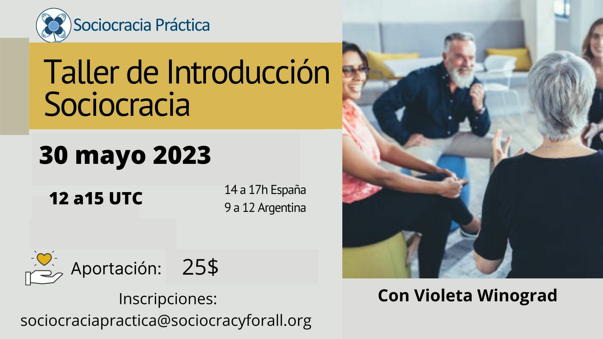 Taller de introducción a la sociocracia - Mayo 2023 - Sociocracia Práctica