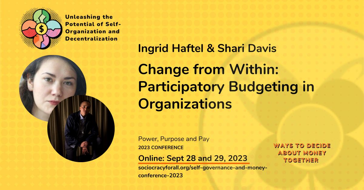 Change from Within: Participatory Budgeting in Organizations