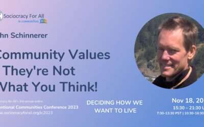 Community Values – They’re Not What You Think!