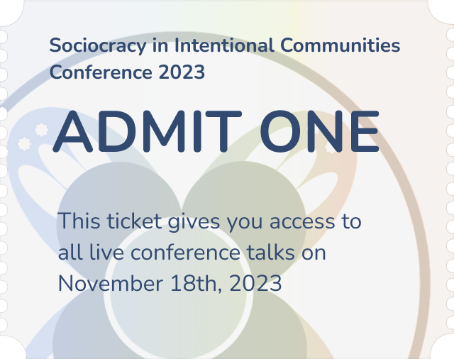 sociocracy in intentional communities conference 2023 tickets