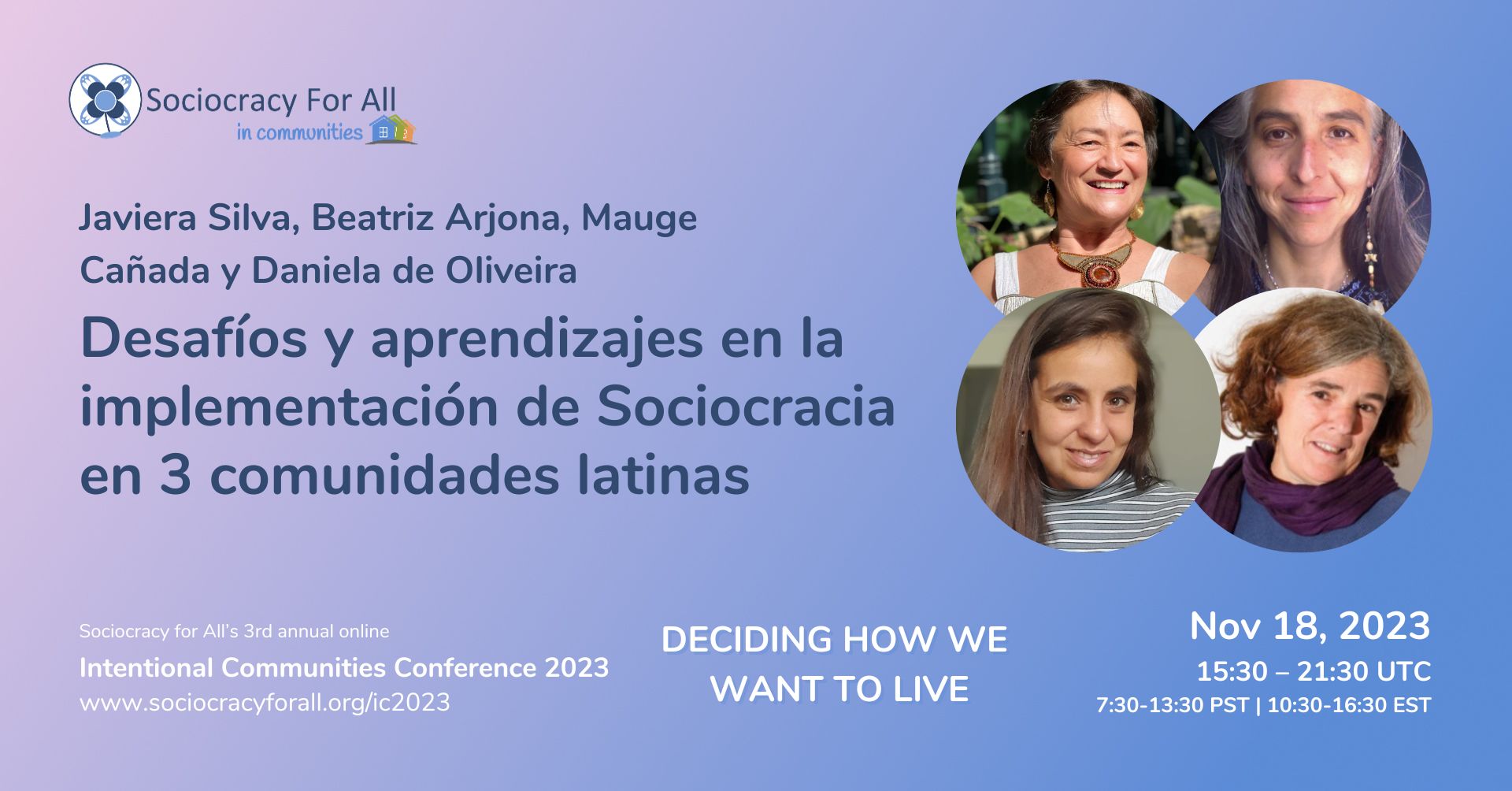 Desafíos y aprendizajes en la implementación de Sociocracia en 3 comunidades latinas