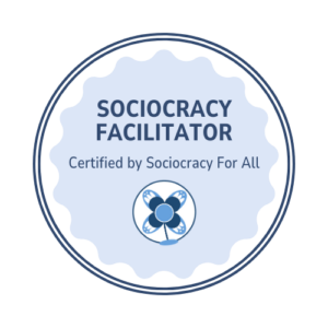 SoFA Certified Facilitator plaque for Sociocracy Certification page