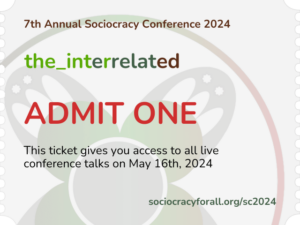 Annual Sociocracy Conference 2024 member ticket