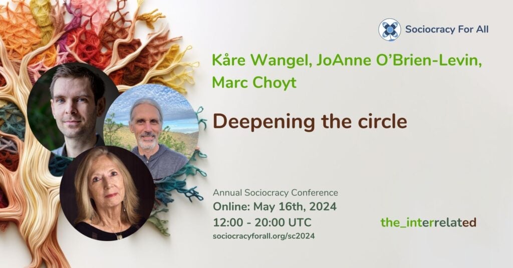 Deepening the circle sc2024 - - Sociocracy For All