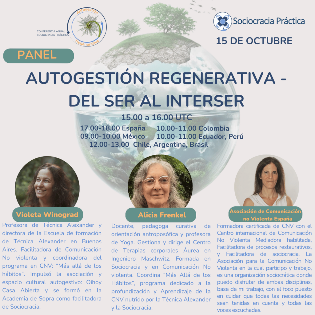 Autogestión Regenerativa - del ser al interser - conferencia Sopra 2024
