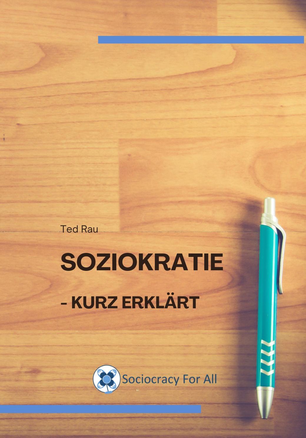 GERMAN Sociocracy short introduction Booklet cover 6x9 plus spine - books,sociocracy books,books from sociocracy for all,books from sociocracy,sociocracy book - Sociocracy For All