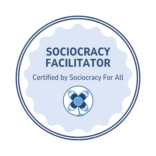 Certified Facilitator badge logo - certification - Sociocracy For All
