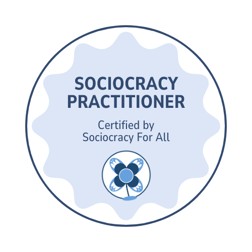 Certified Practitioner badge logo - certification - Sociocracy For All