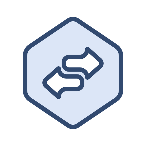 Connection and listening badge logo - certification - Sociocracy For All