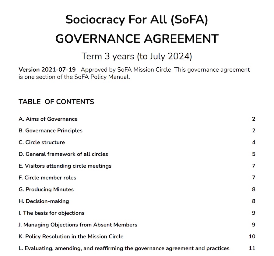 SoFA GA sample - sociocracy templates,meeting agenda template for sociocracy,agenda template sociocracy,agenda template for sociocracy,meeting notes template sociocracy - Sociocracy For All