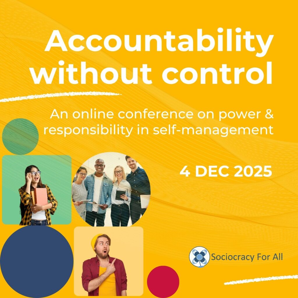 accountability 2025 Online conference - sociocracy conferences,conferences - Sociocracy For All