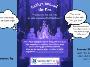 Fireside chat for nonprofits.