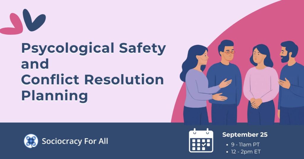 Psychological Safety - - Sociocracy For All
