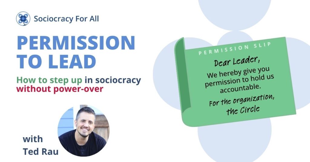 Permission to Lead Generic - - Sociocracy For All